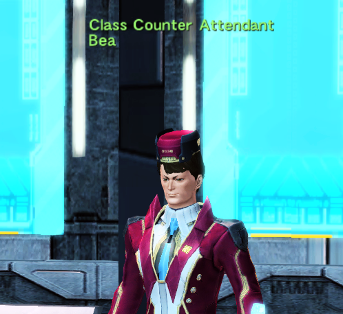 Class Counter Attendant, Bea